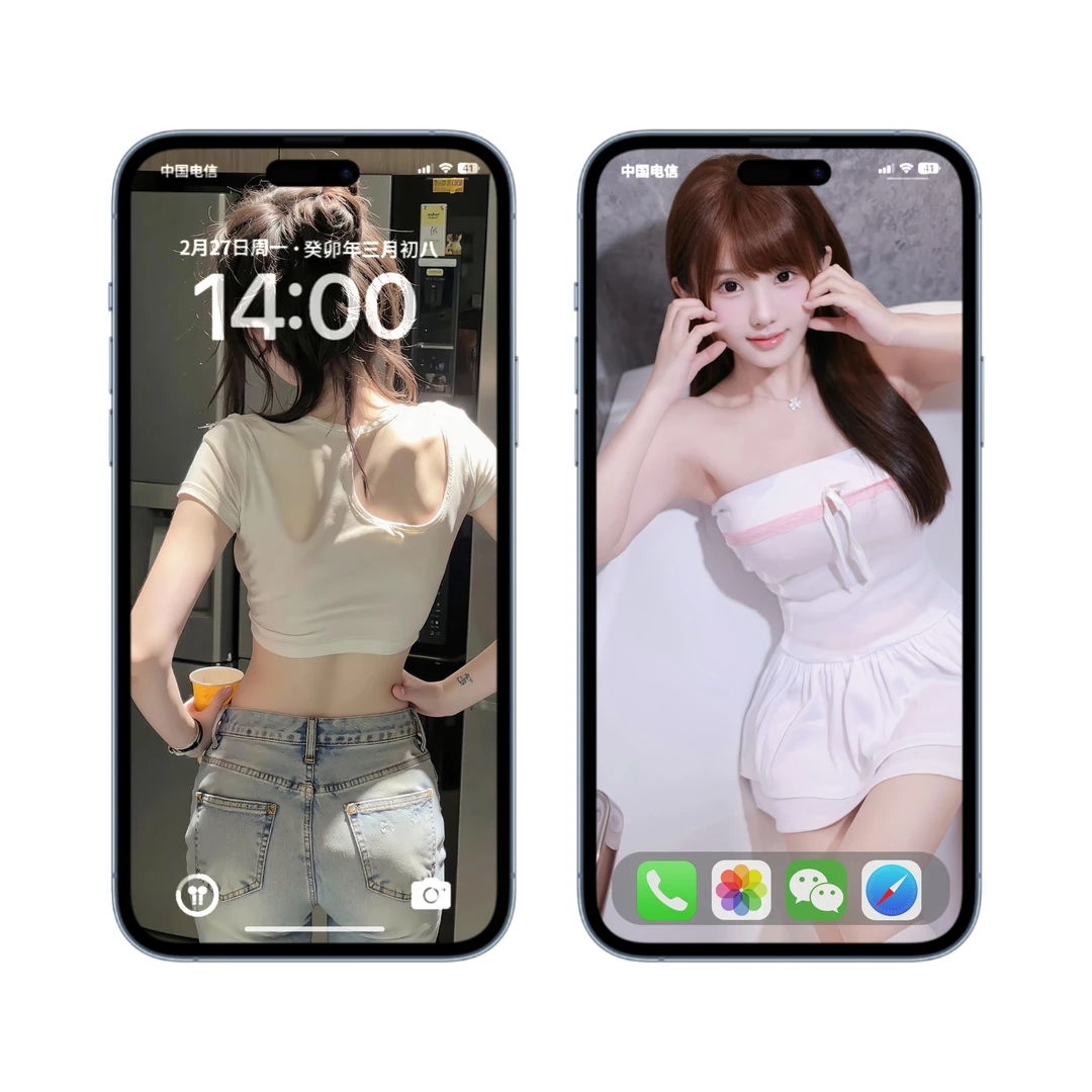 清透感小众美女壁纸🌙🍑 不撞款合集！