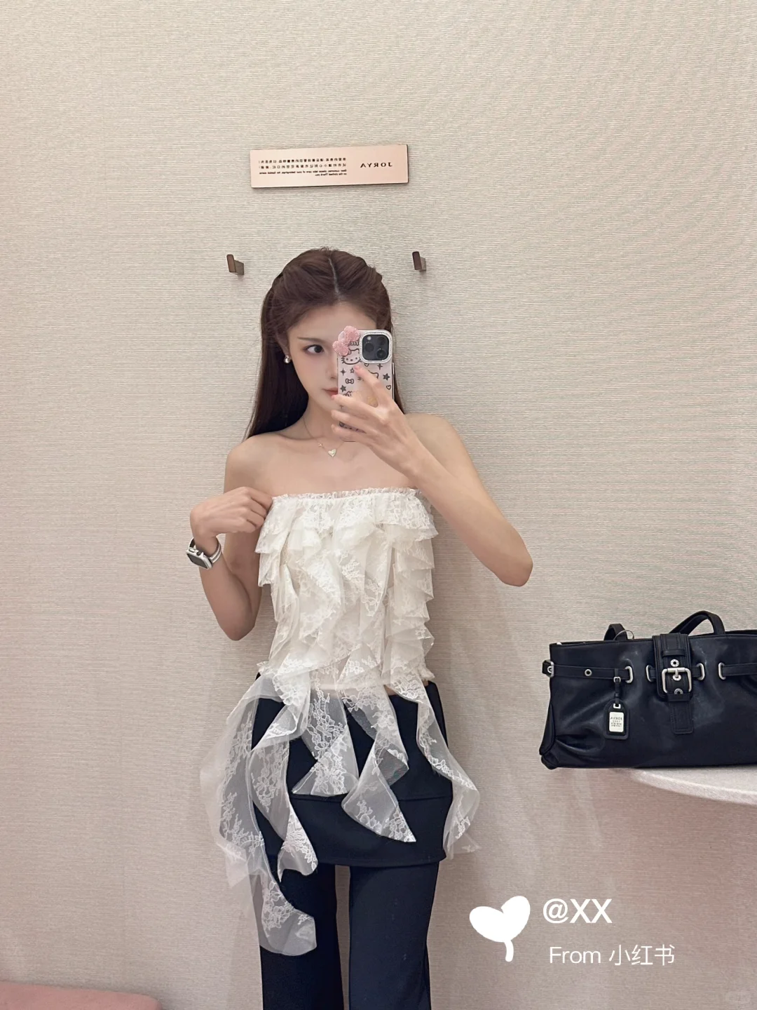 𝑱𝑶𝑹𝒀𝑨 |纯欲白色蕾丝抹胸～