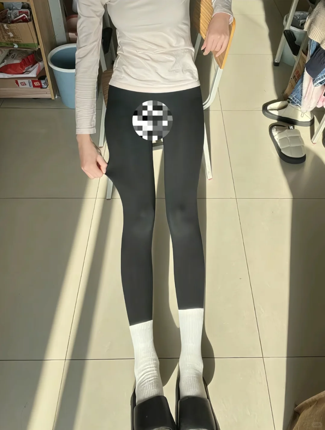 今年真的很爱紧身裤