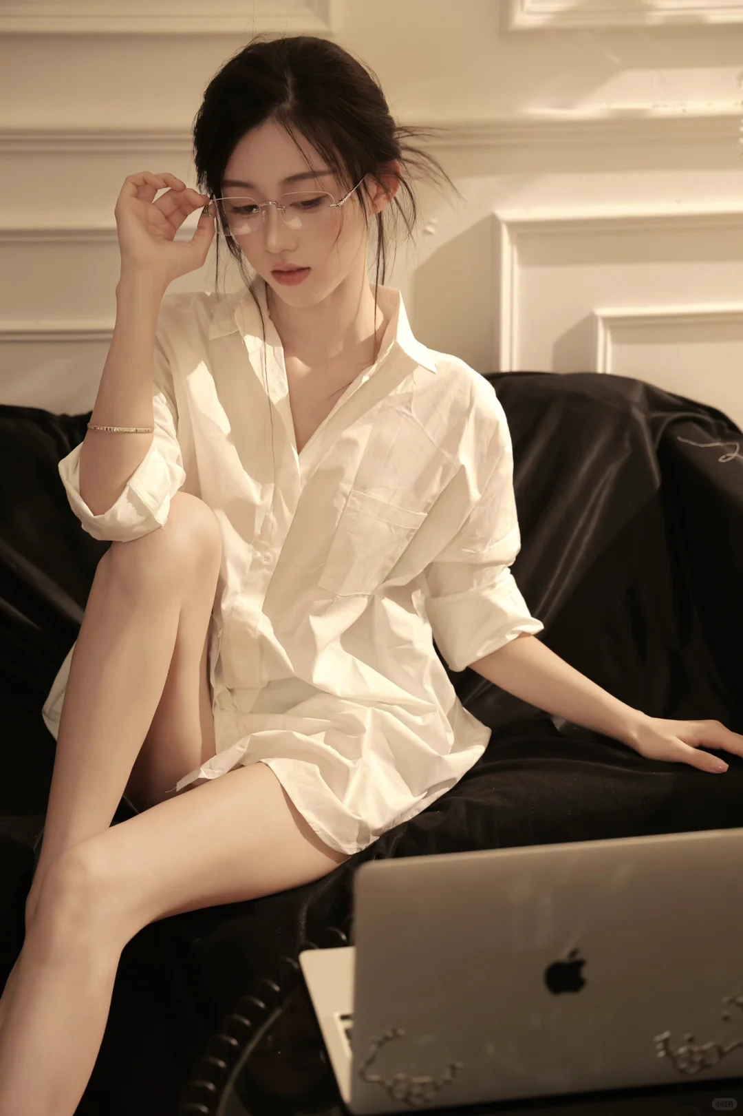 好喜欢这种慵懒纯欲风