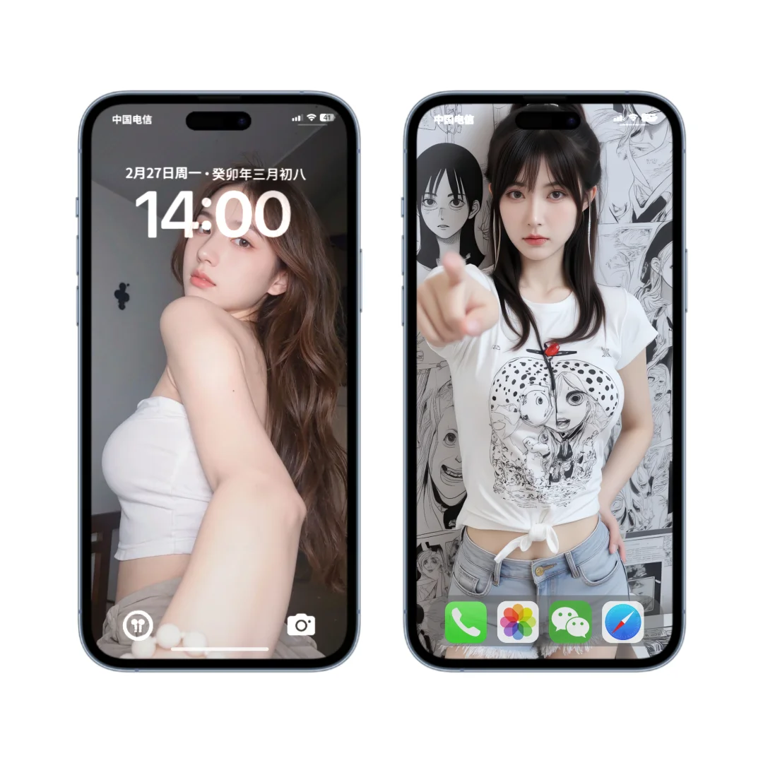 清透感小众美女壁纸🌙🍑 不撞款合集！