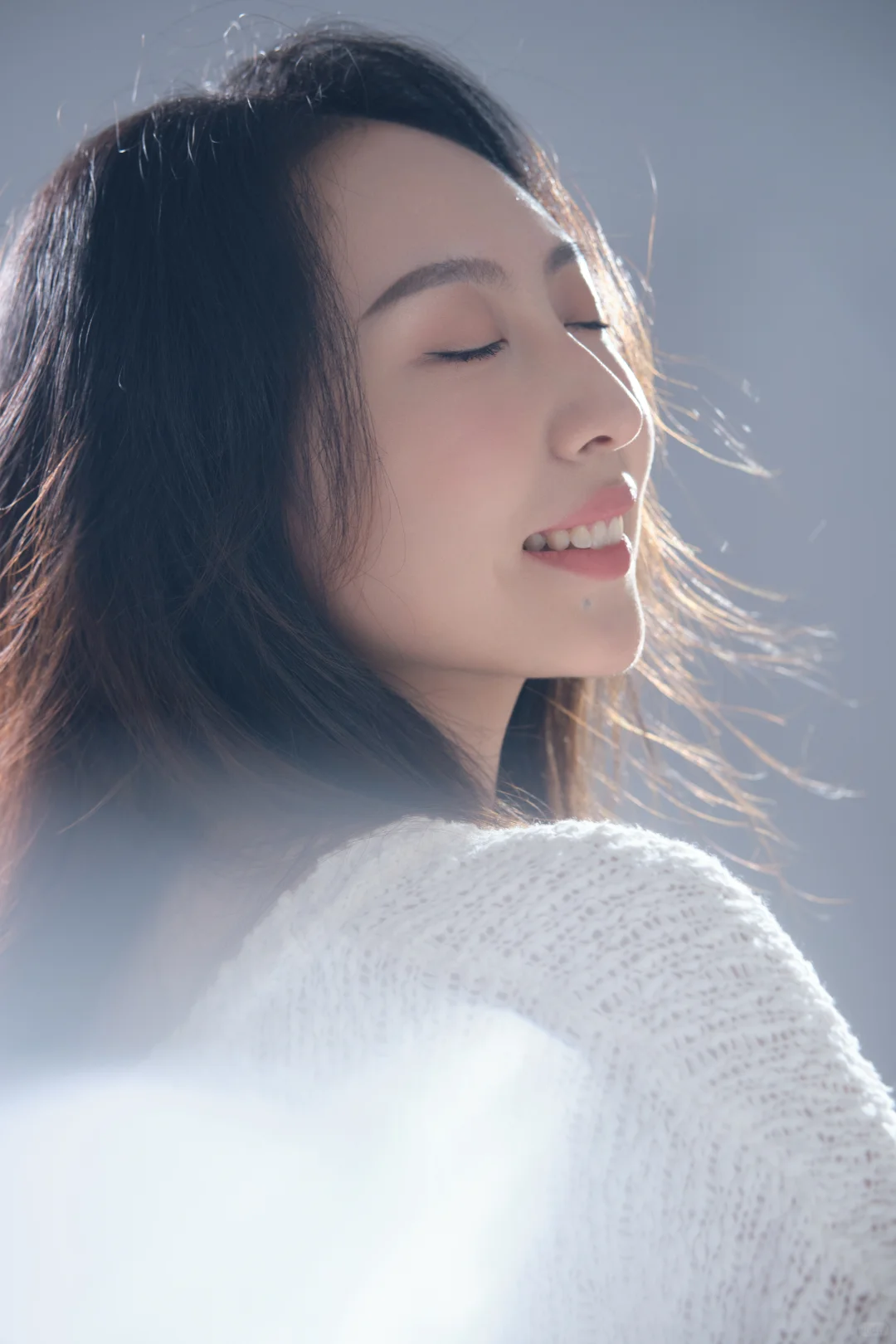 纯黑白质感肖像摄影