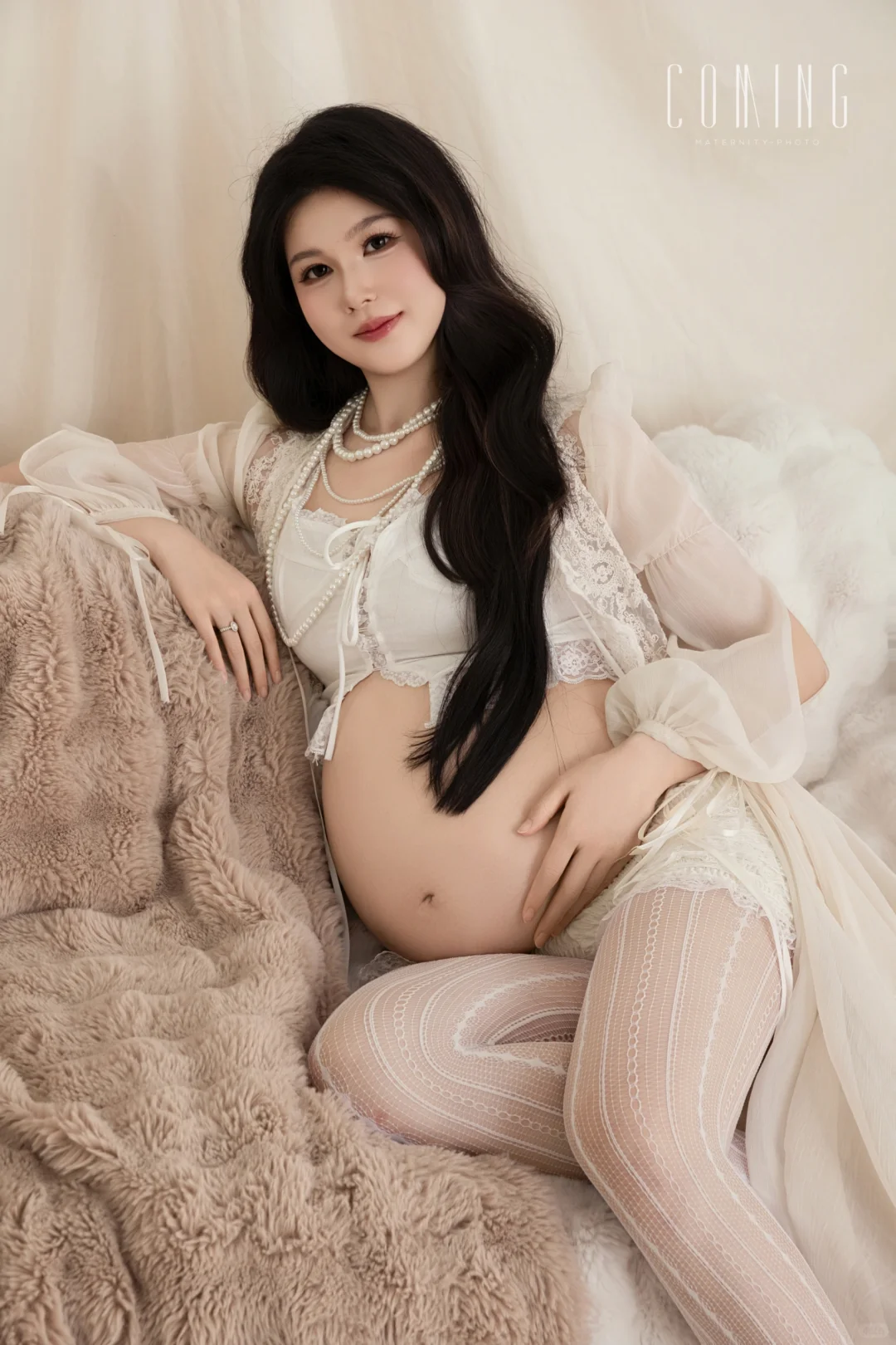 孕期颜值巅峰｜被我这套纯欲风孕妇照拿捏~