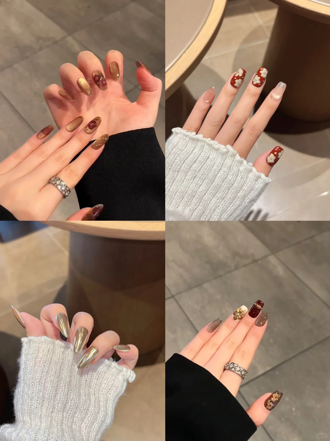 秋冬新款美甲|私藏一些美女味很浓的美甲