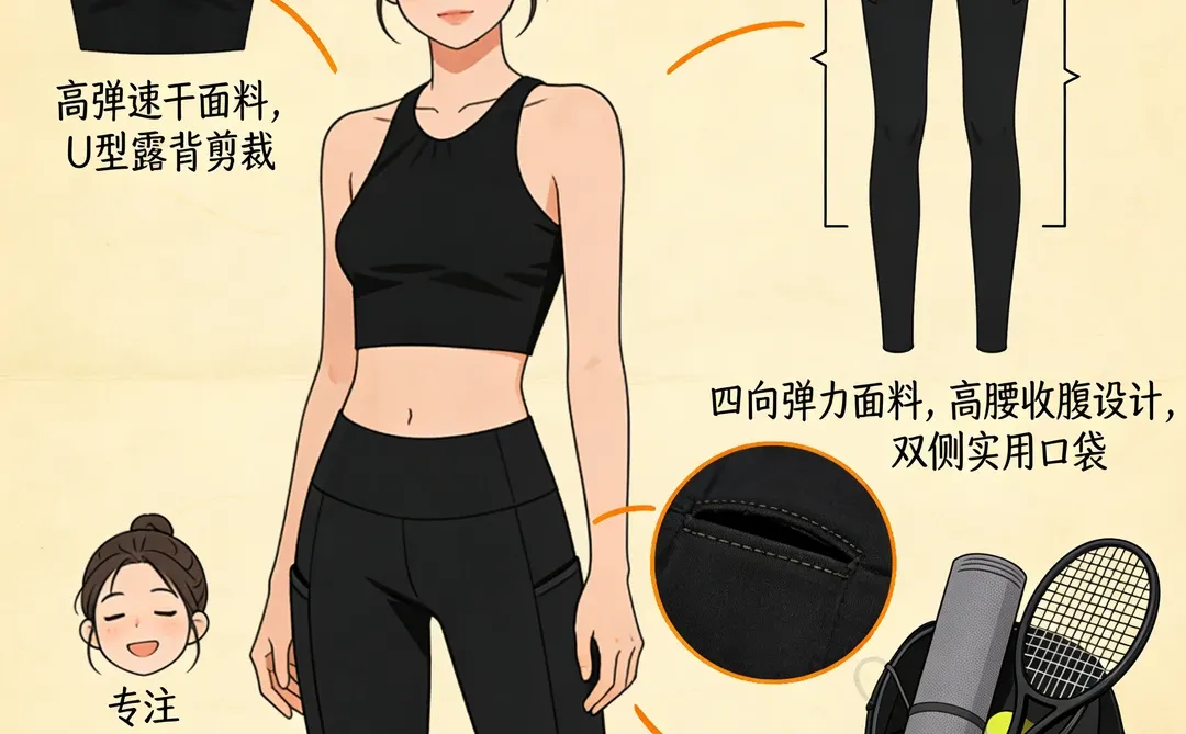 跟风一下🀄当我像素级拆解瑜伽服细节时～