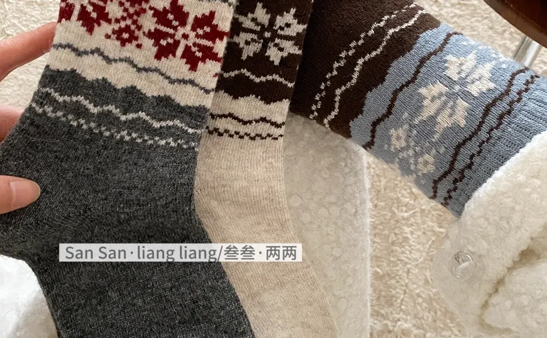 韩系袜子模特图～