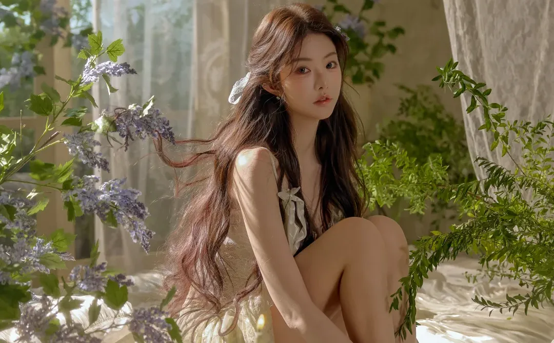 刚从绿野油画里逃出来🌿✨｜法式少女写真