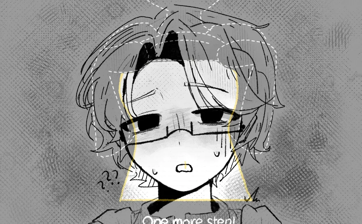 才刷到梗图…正好我昨天画了露腹肌图。