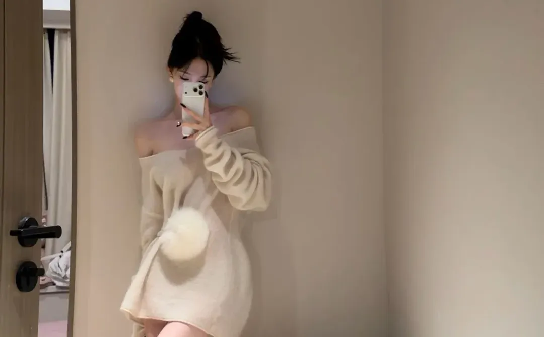 温柔纯欲风的毛衣裙🥰太喜欢了