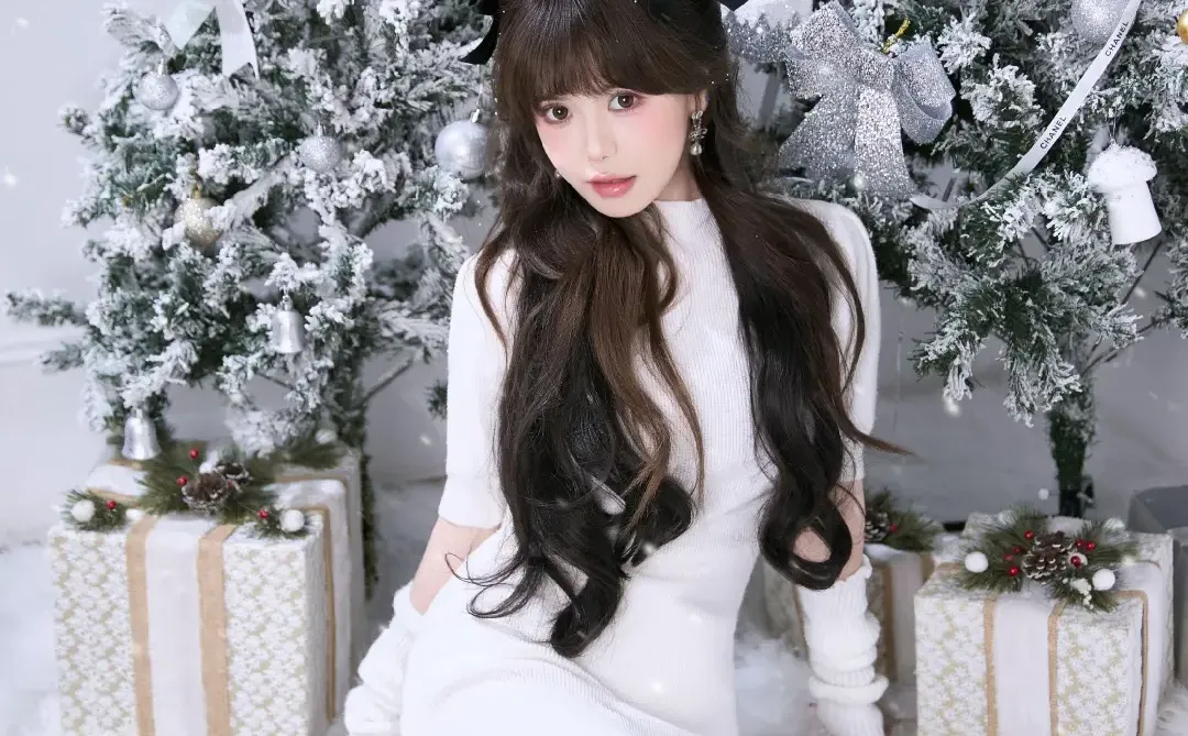 白色恋人❄️甜欲圣诞写真🍎朋友圈赞爆啦