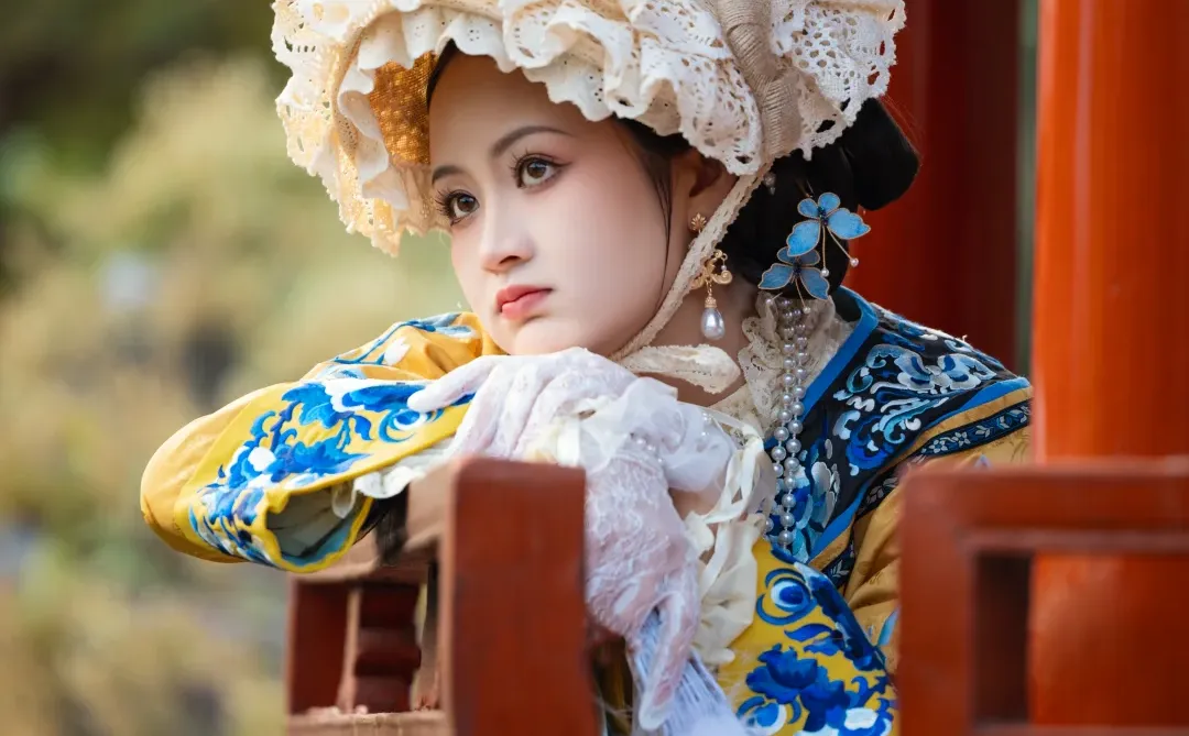 蹲蹲优秀的妆娘摄影老师合作出作品（模卡附