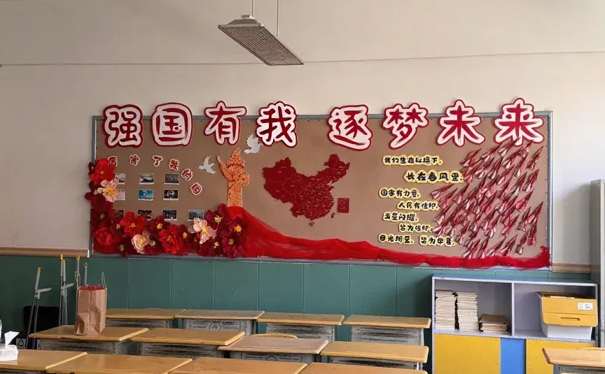 🎨“强国有我，逐梦未来”黑板报诞生记