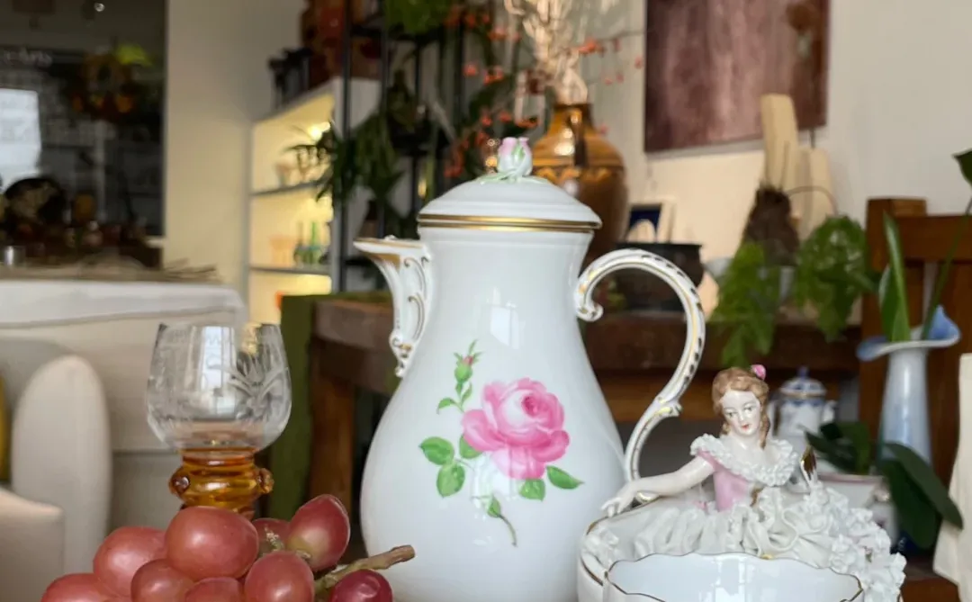 梅森粉玫瑰，把浪漫焊在瓷器上