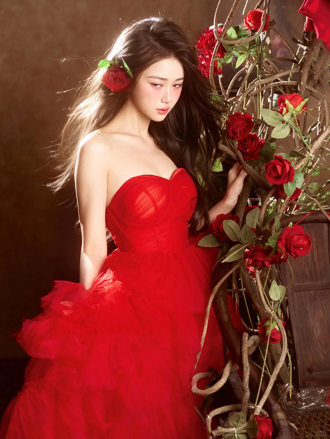 玫瑰少女🌹 永远热烈的红裙浪漫