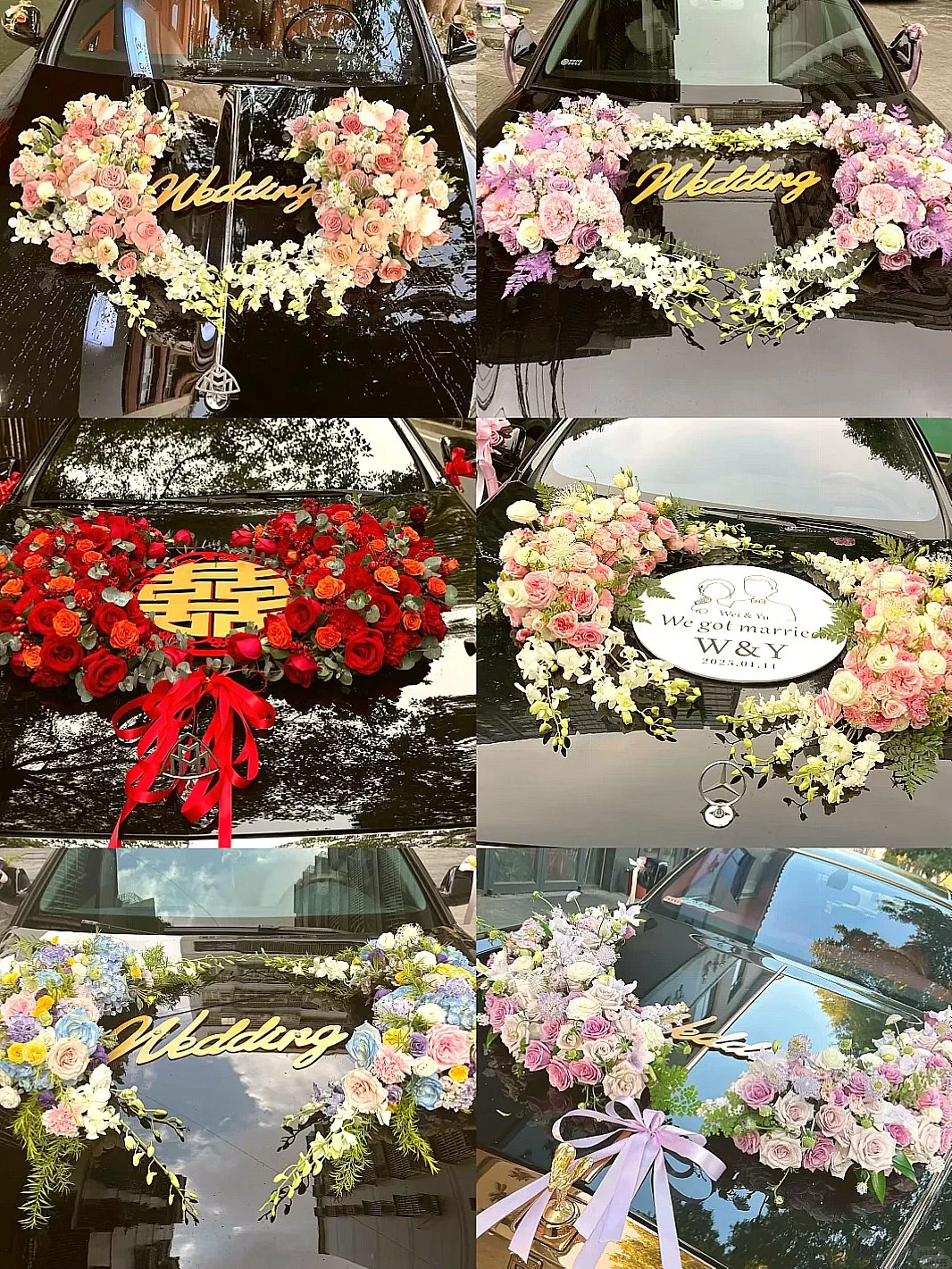 哇塞！ 曲阜婚车花都长啥样啊😱