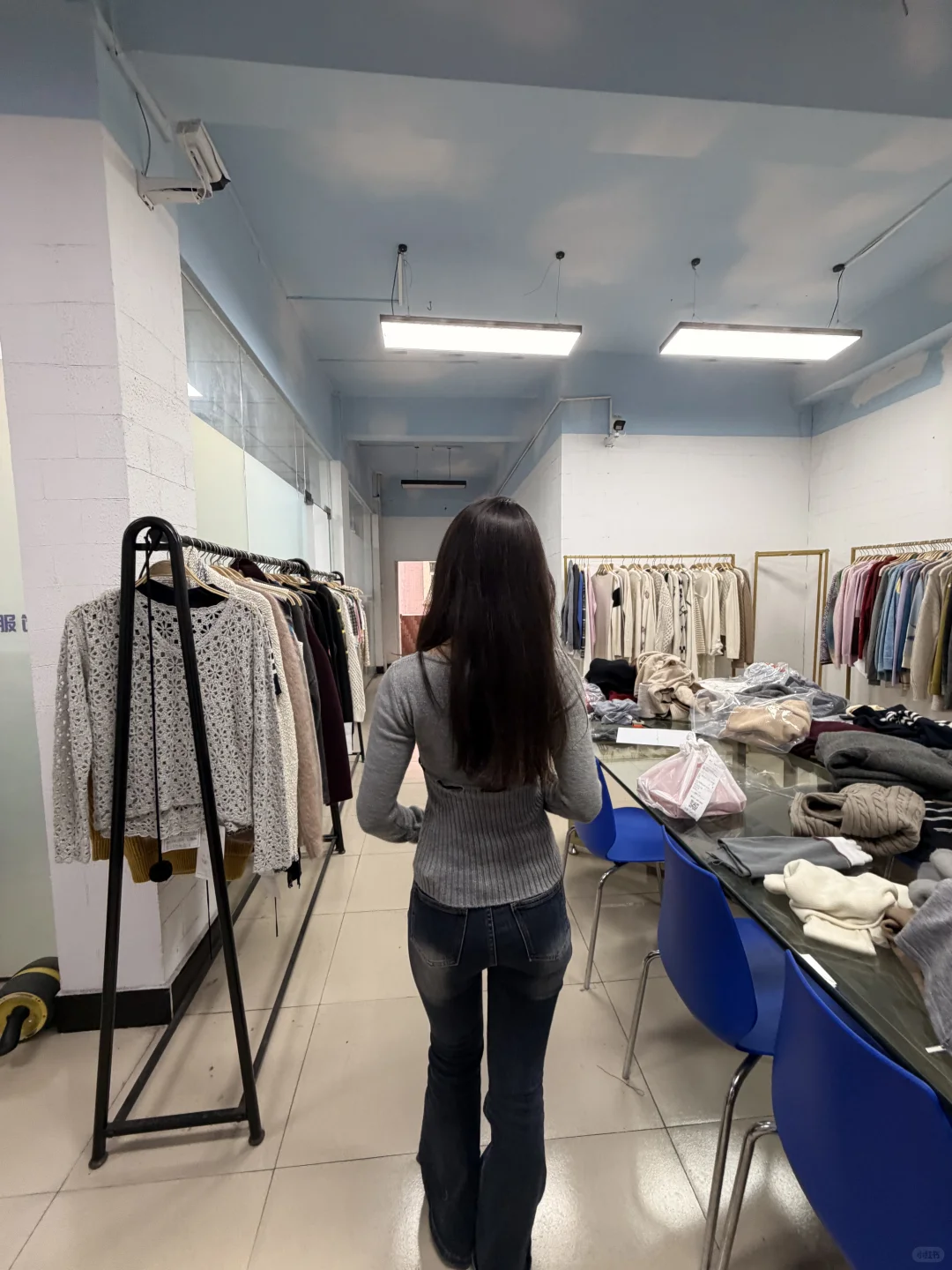 纯欲天花板！灰色针织衫太绝了