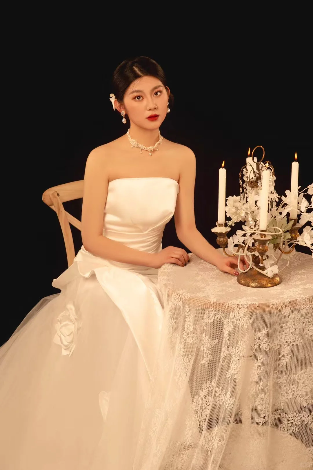 小偿写真、妆面模特