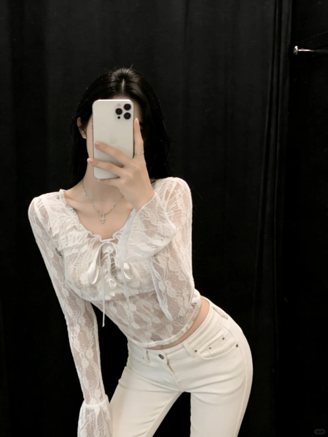 纯欲显瘦！这件蕾丝真的好看到没边了！
