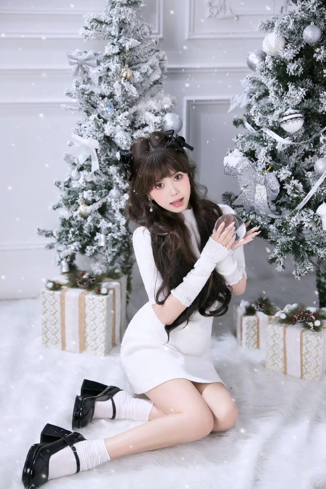 白色恋人❄️甜欲圣诞写真🍎朋友圈赞爆啦