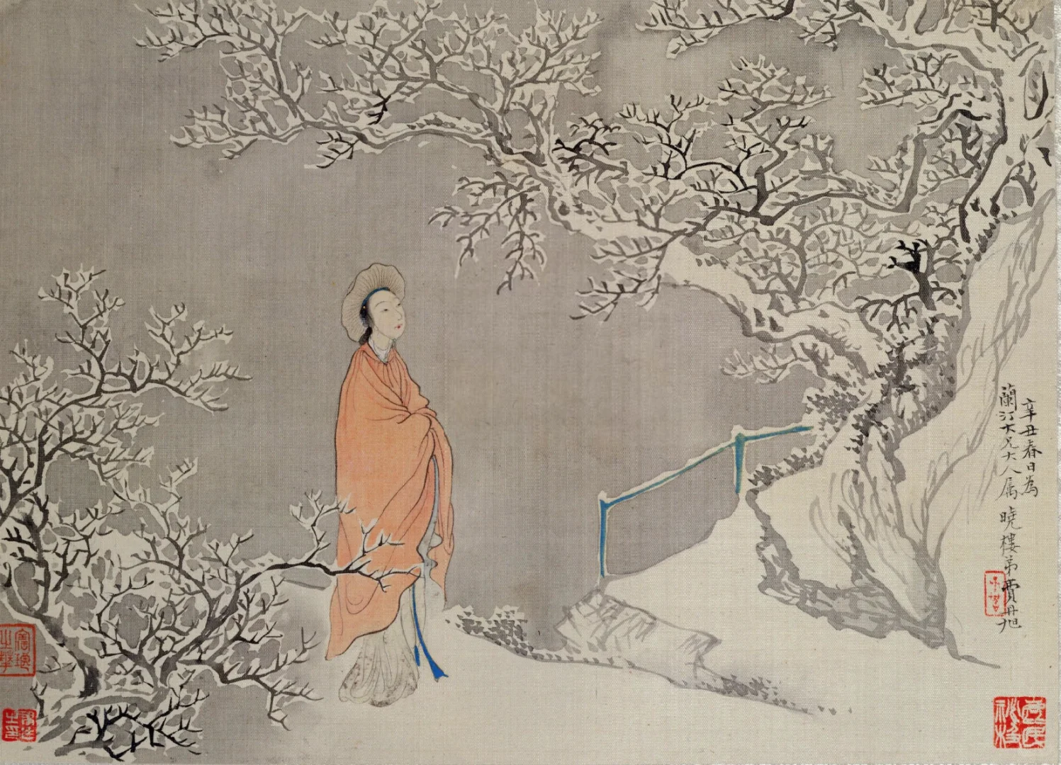 清代《十二金钗图》：千红一哭，万艳同悲