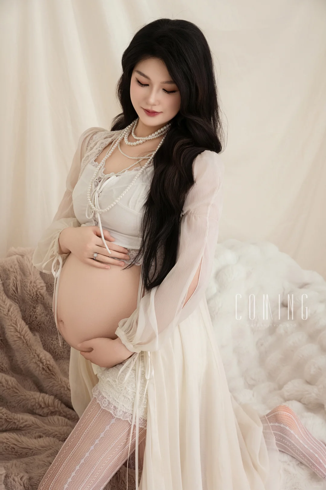 孕期颜值巅峰｜被我这套纯欲风孕妇照拿捏~