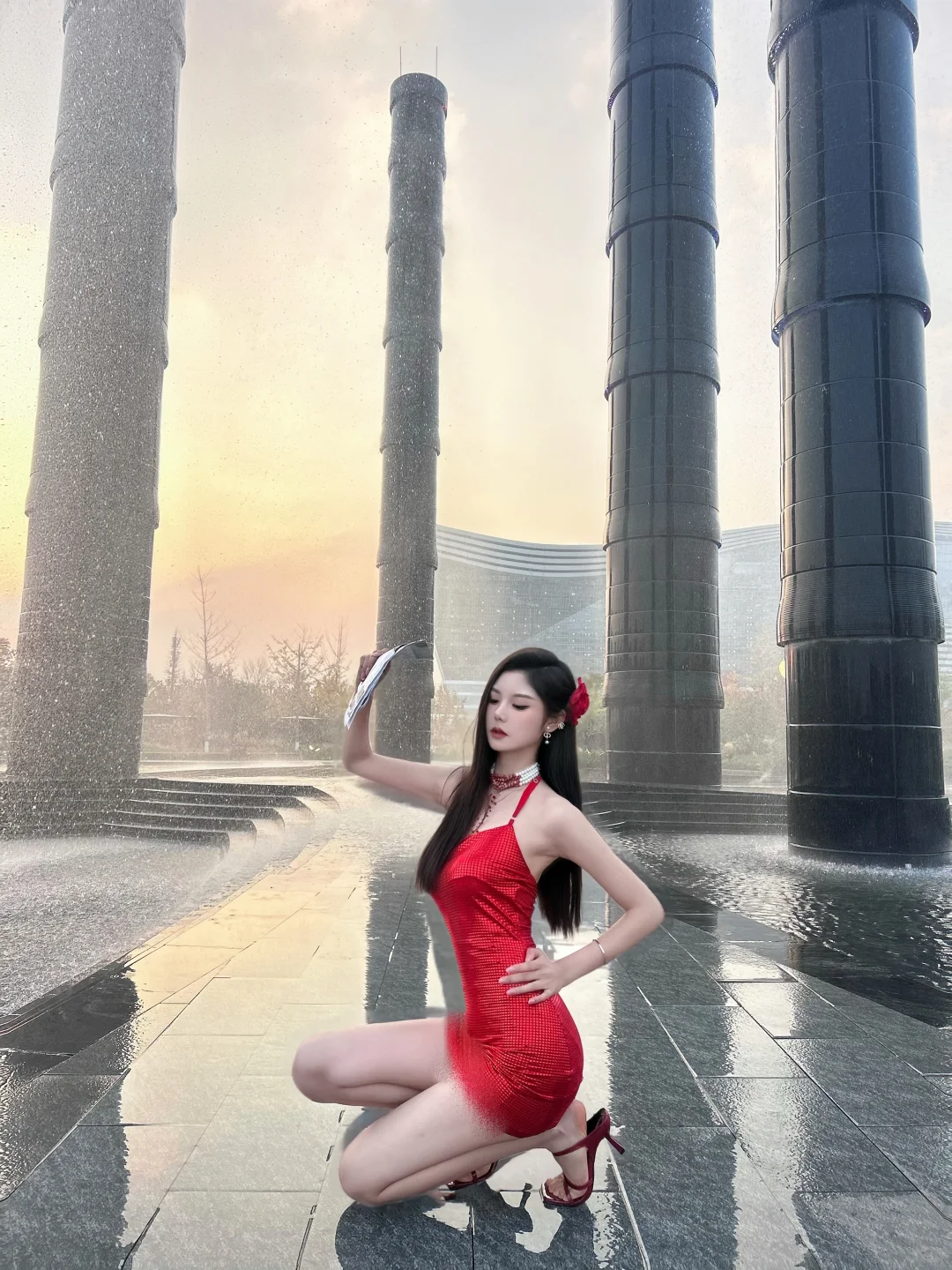 成都陪拍🔍SKP九宫格御姐拍照 轻松get