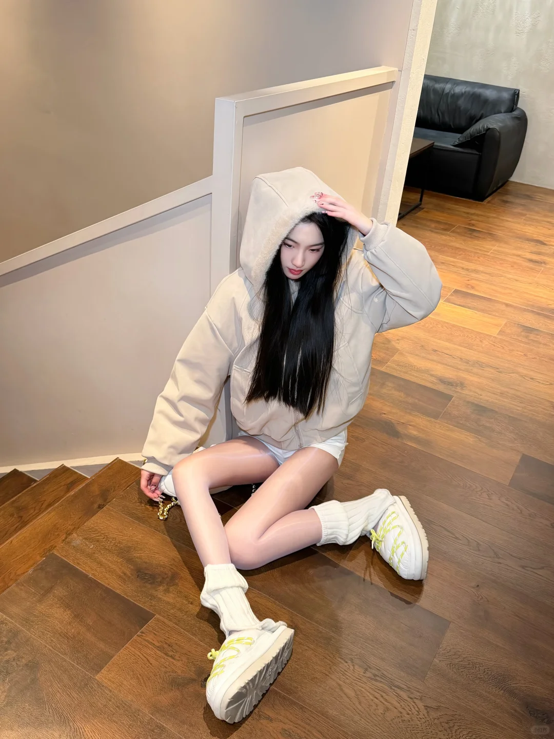 白袜套➕白丝 ❄️冬日软软糯糯的～