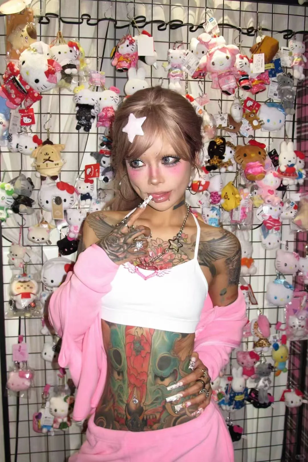 顾茜茜的辣妹穿搭