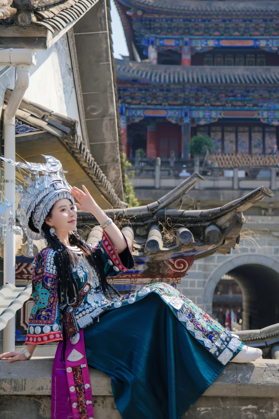 年年拍的苗疆少女风格可美了，懂的都懂