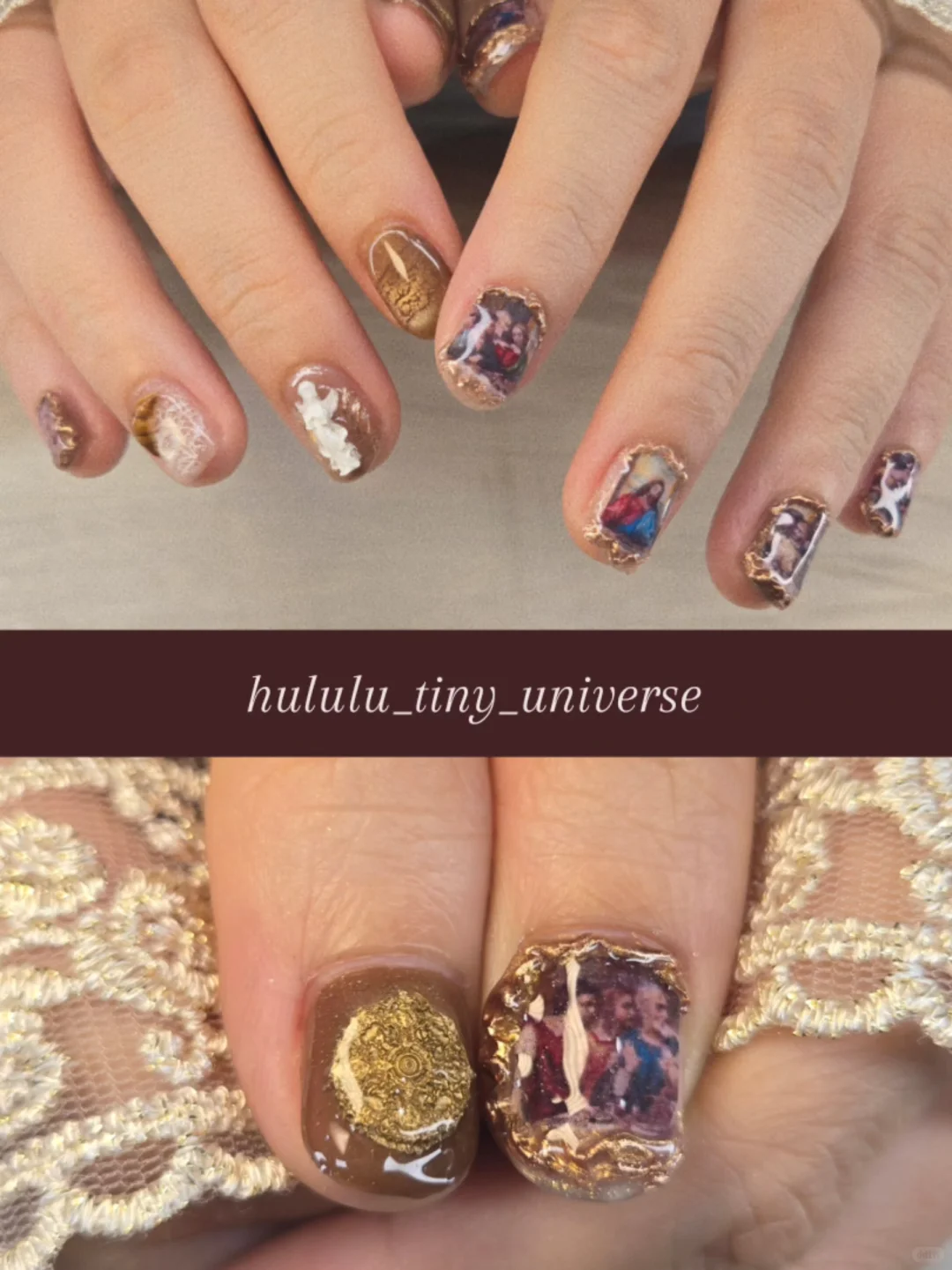 我把最後的晚餐畫上手✨️