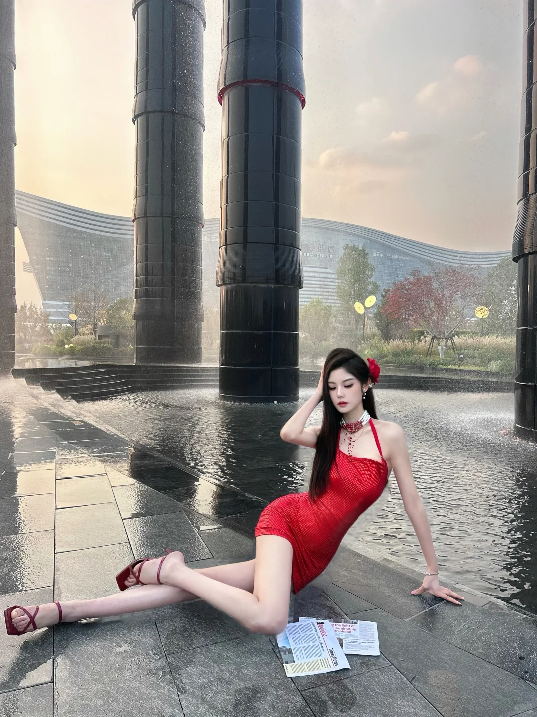 成都陪拍🔍SKP九宫格御姐拍照 轻松get