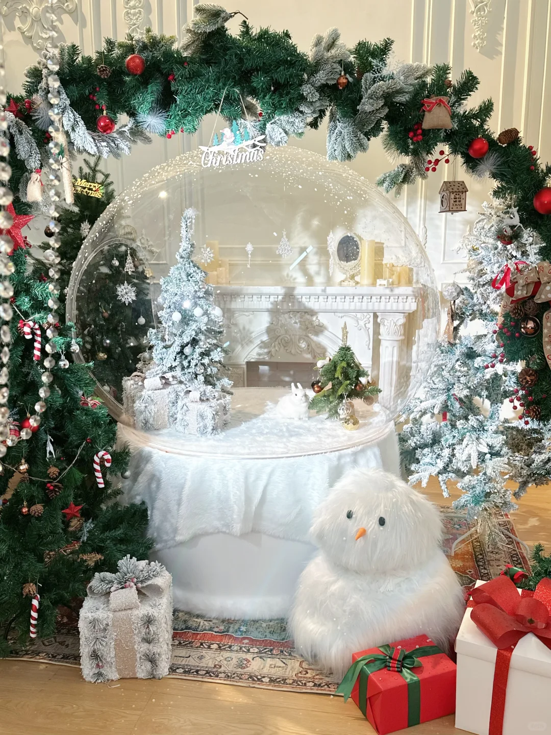 啊啊啊成都也可以拍到巨型圣诞水晶球啦！🎄