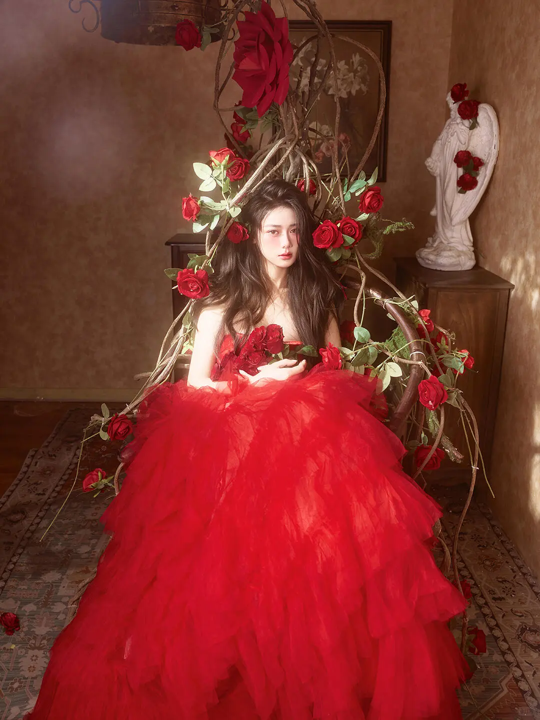 玫瑰少女🌹 永远热烈的红裙浪漫