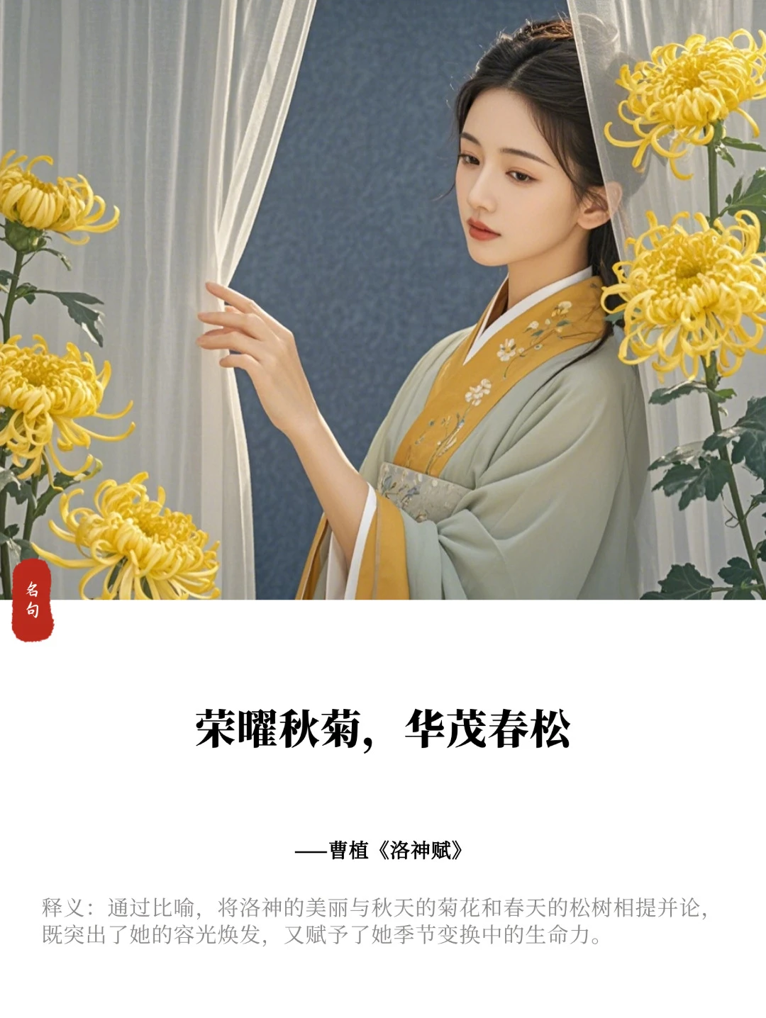 洛神赋中最唯美的句子