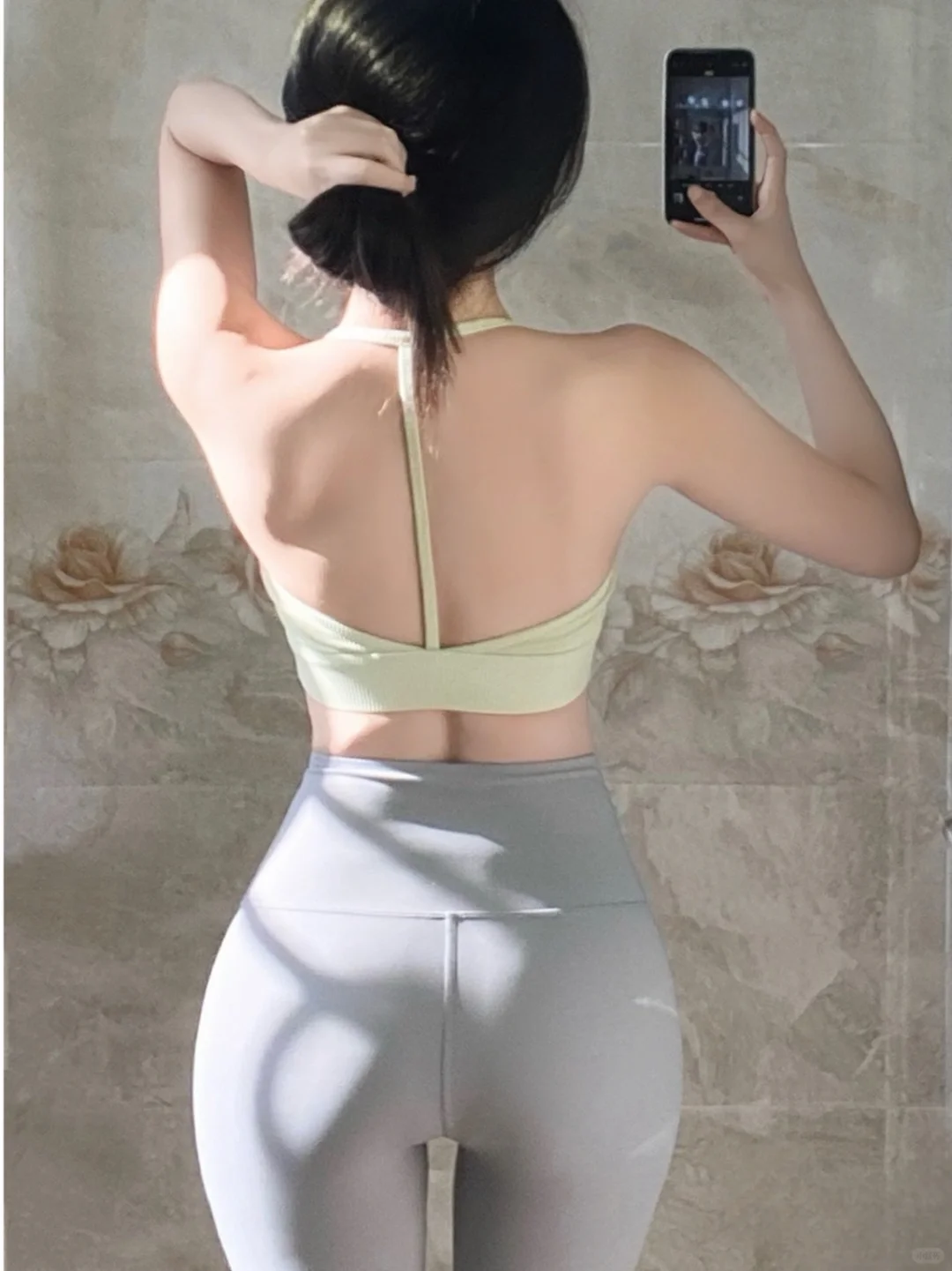 实拍 完美腰臀比闲置瑜伽裤二手