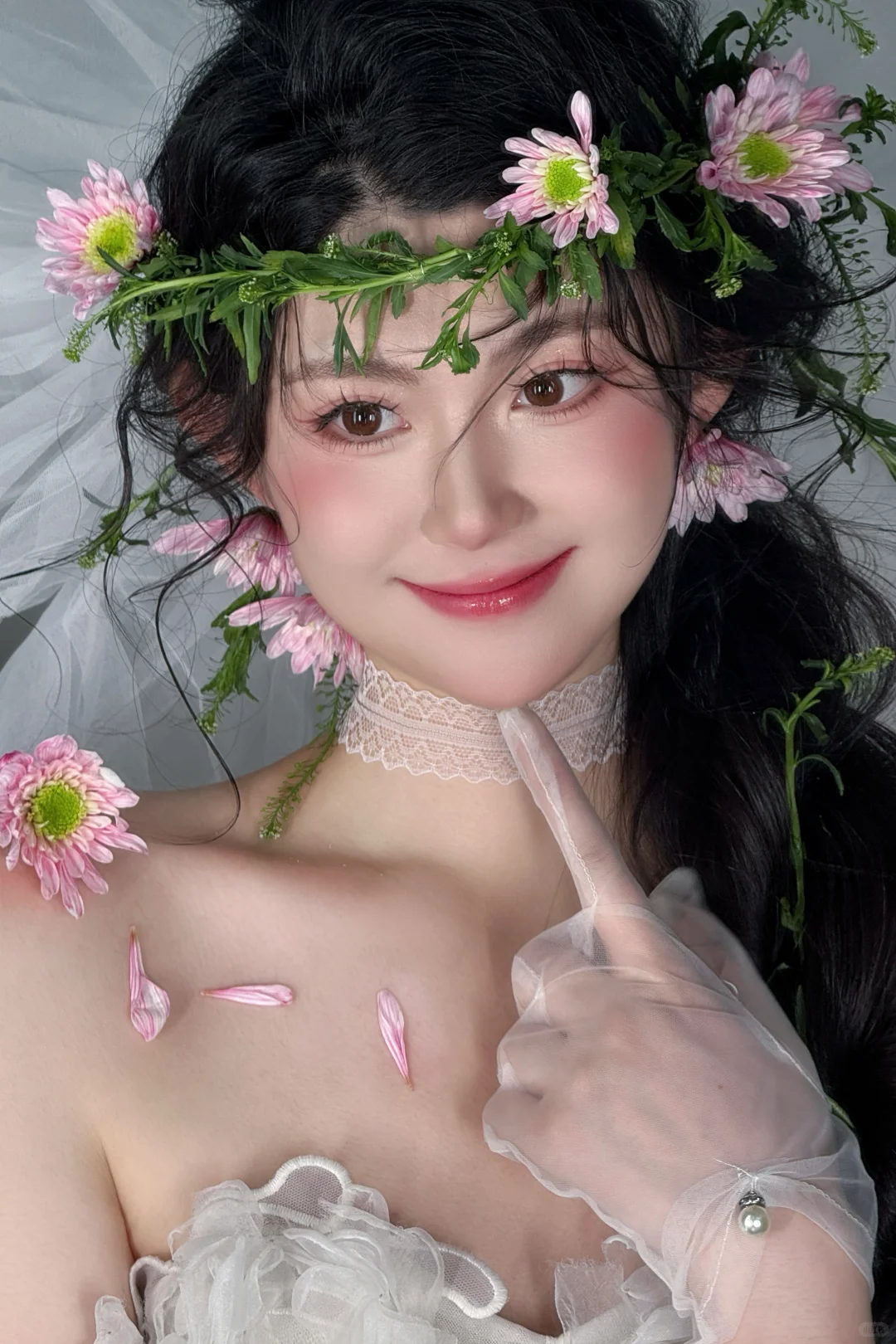 小偿写真、妆面模特