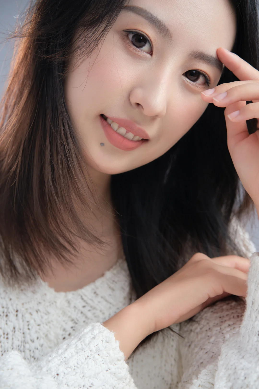 纯黑白质感肖像摄影