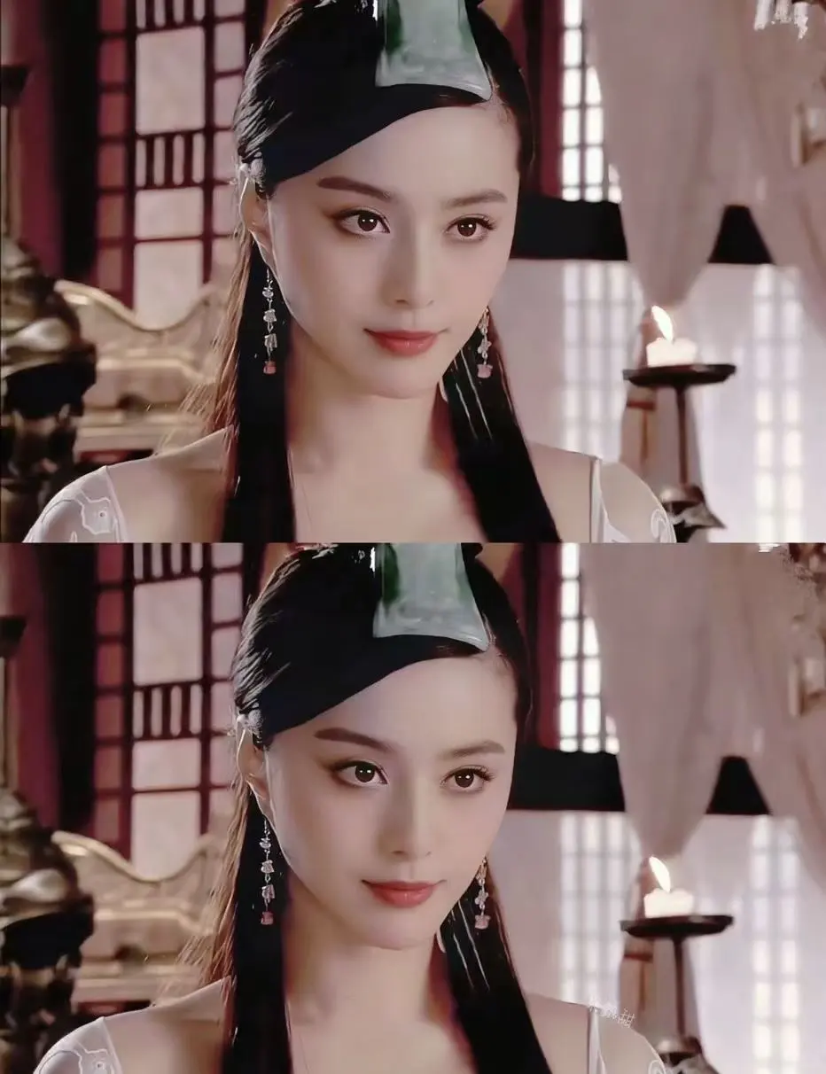 她的眼睛太美了