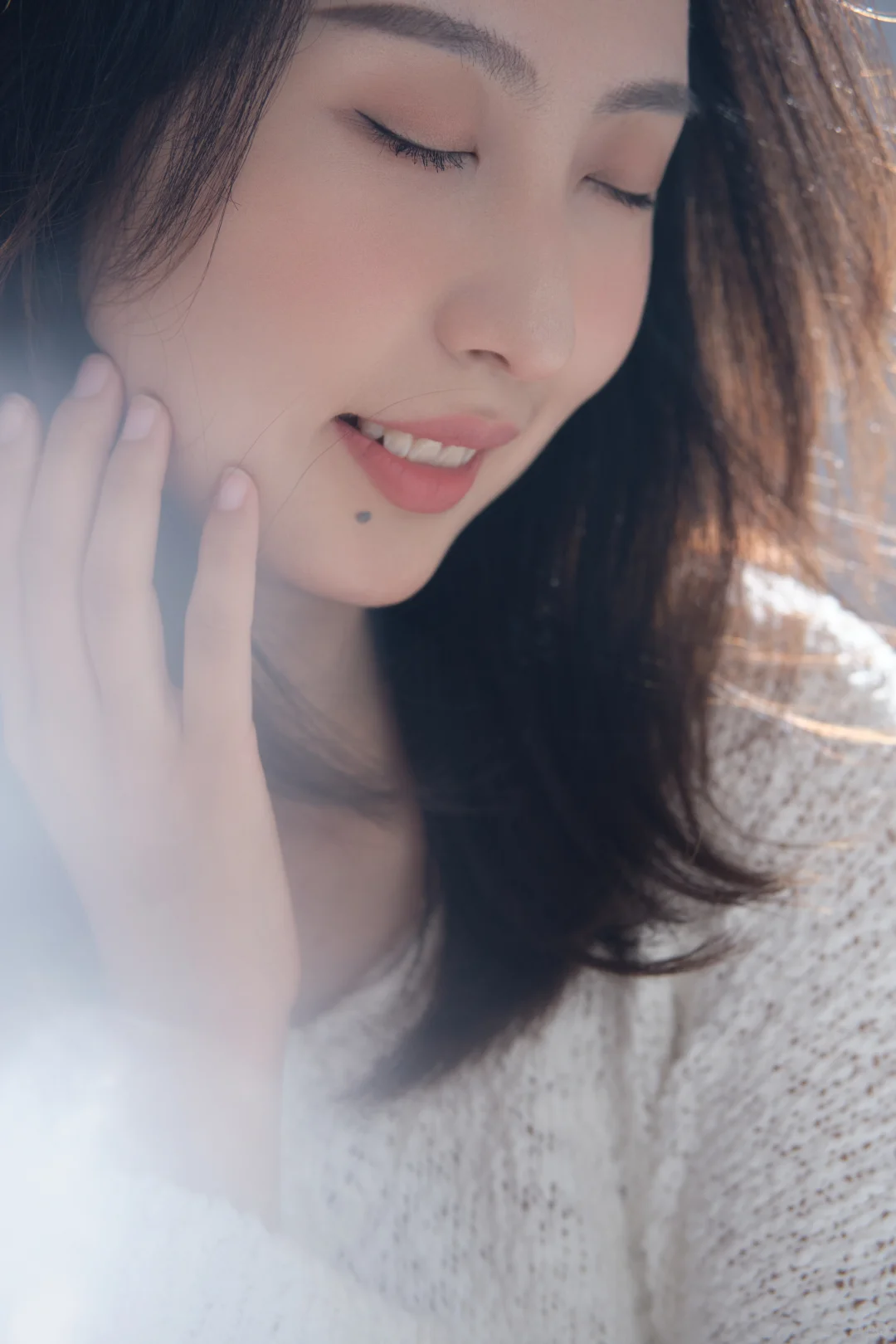 纯黑白质感肖像摄影