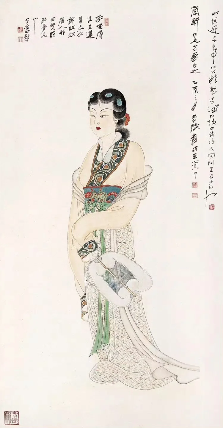 张大千眼中的美女