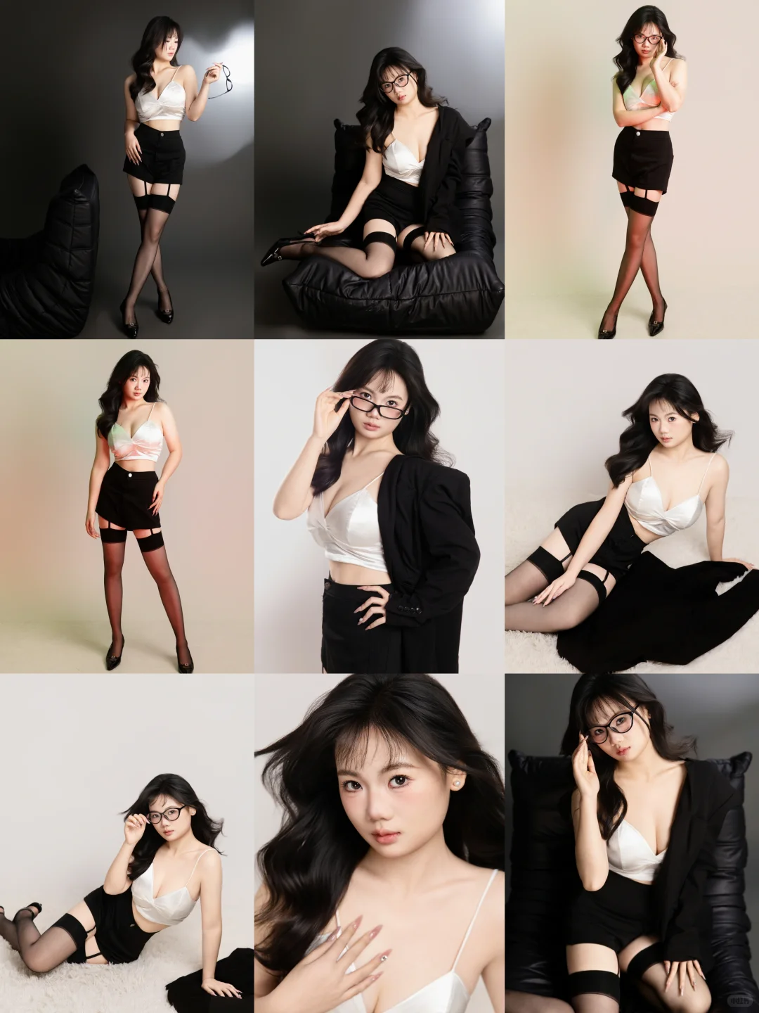 拍了又酷又性感的写真