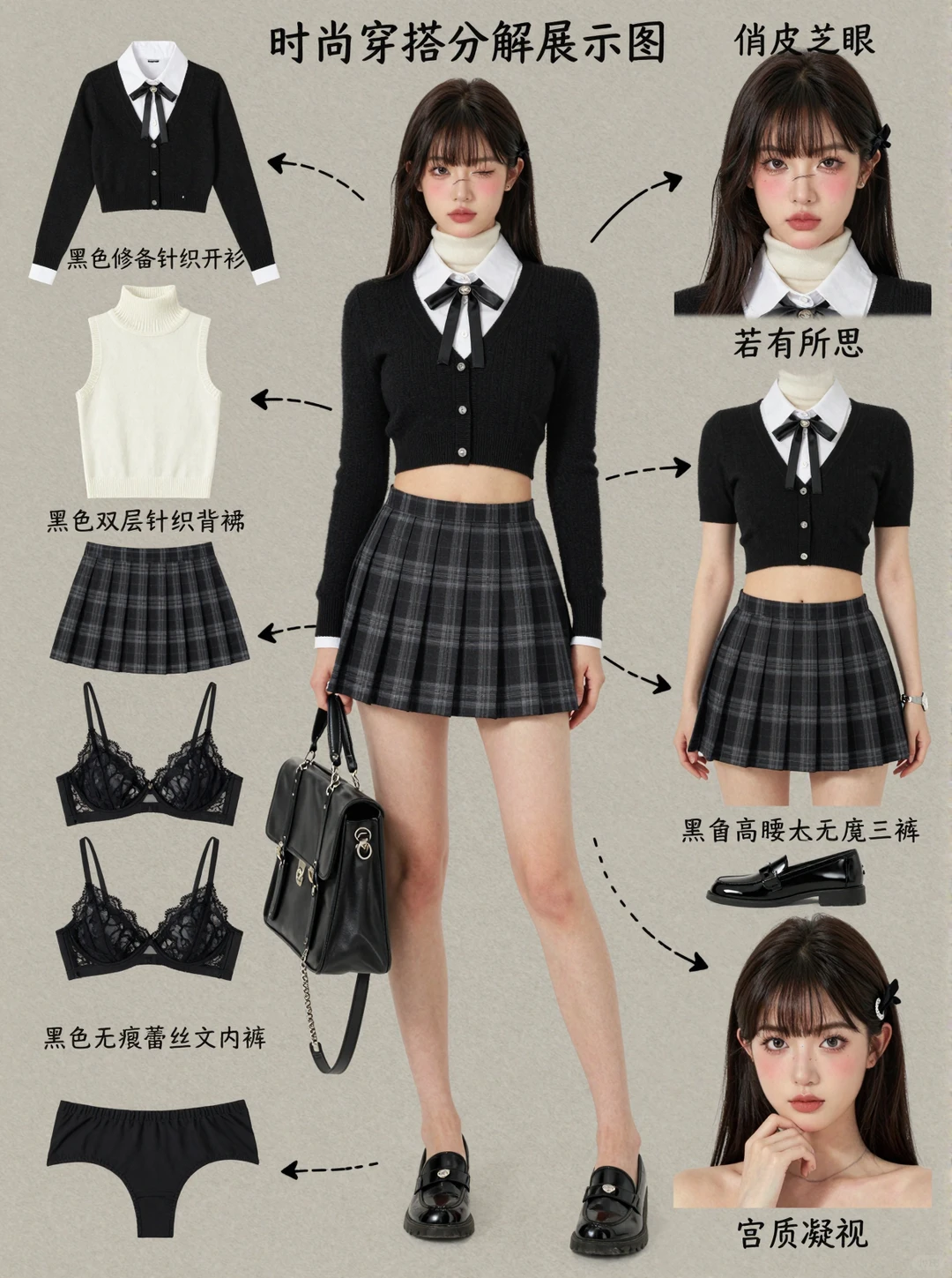 OOTD | 纯欲可爱风JK穿搭拆解