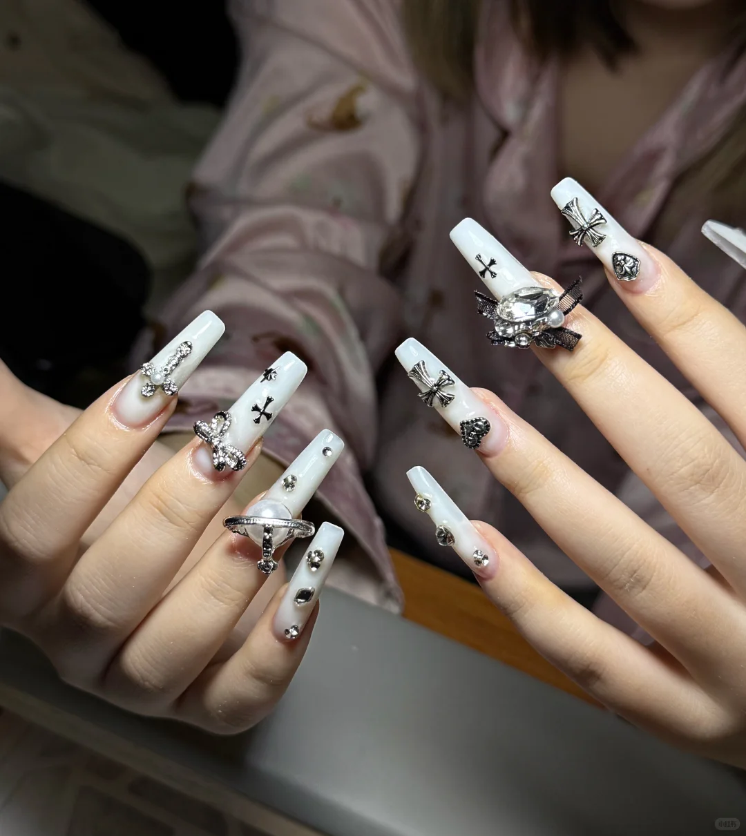 山服宿舍美甲💅辣妹专属款，好看