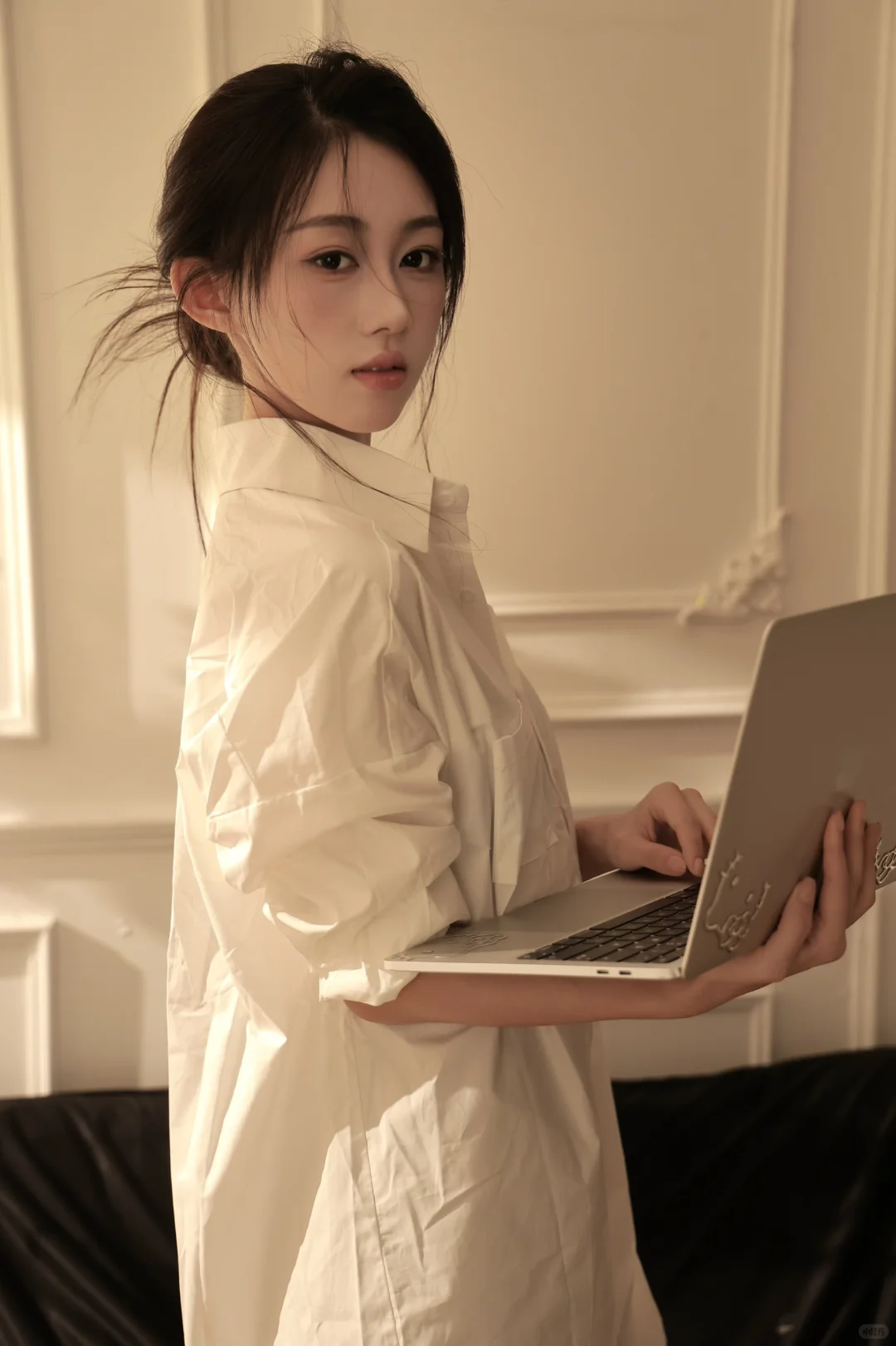 好喜欢这种慵懒纯欲风