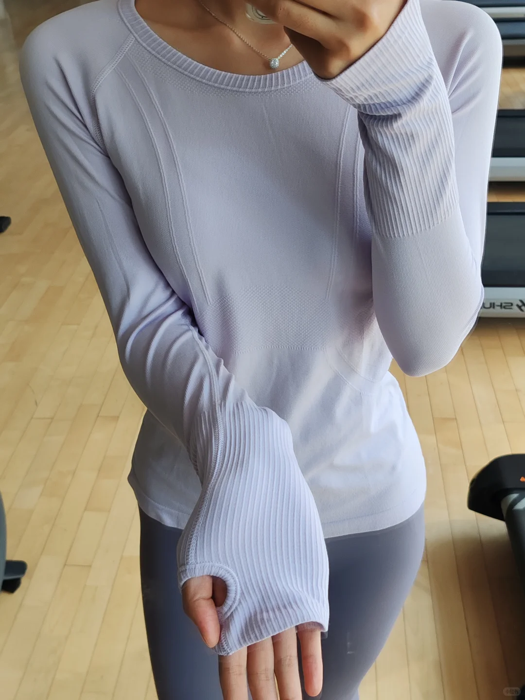 这套芋泥啵啵紫瑜伽服我爱了😍～～～