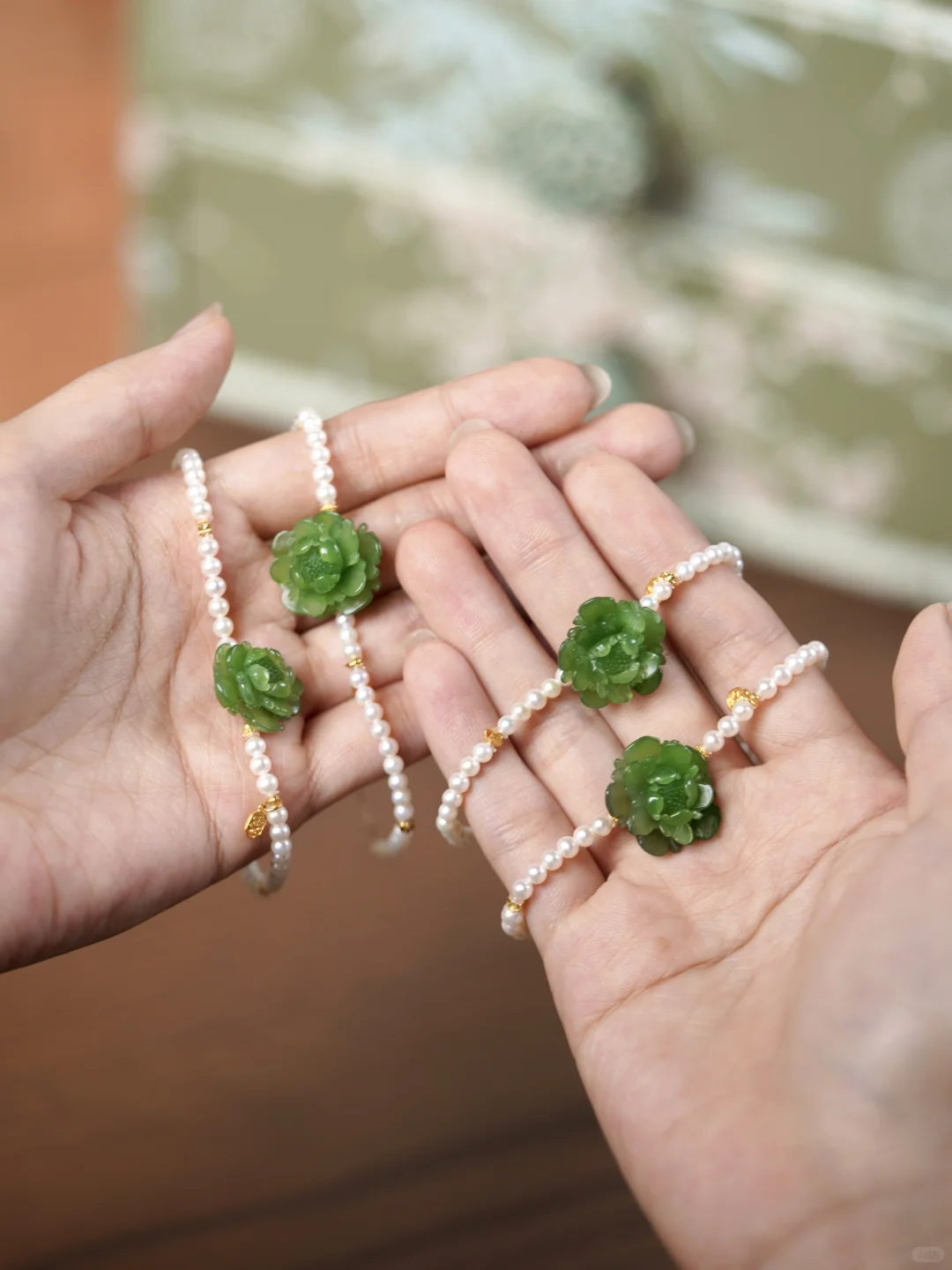 中式优雅🍃国色天香，牡丹含露真珠颗