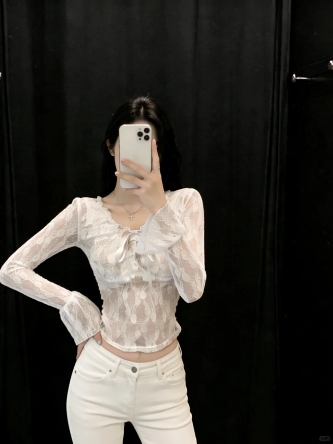 纯欲显瘦！这件蕾丝真的好看到没边了！