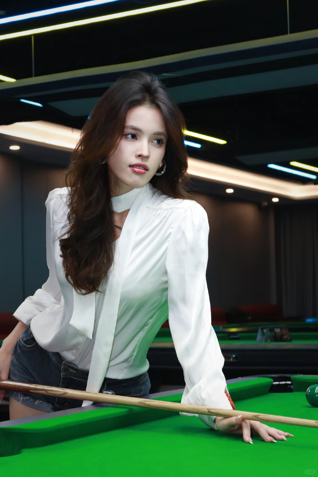 📸台球厅拍照姿势｜御姐氛围感直接拉满