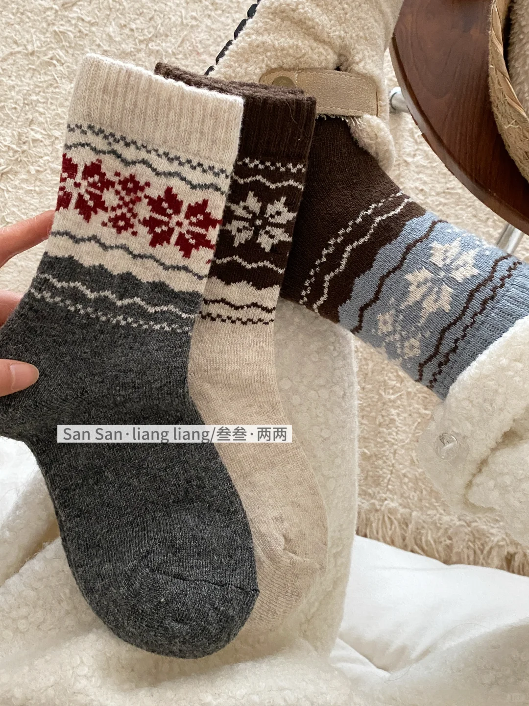 韩系袜子模特图～