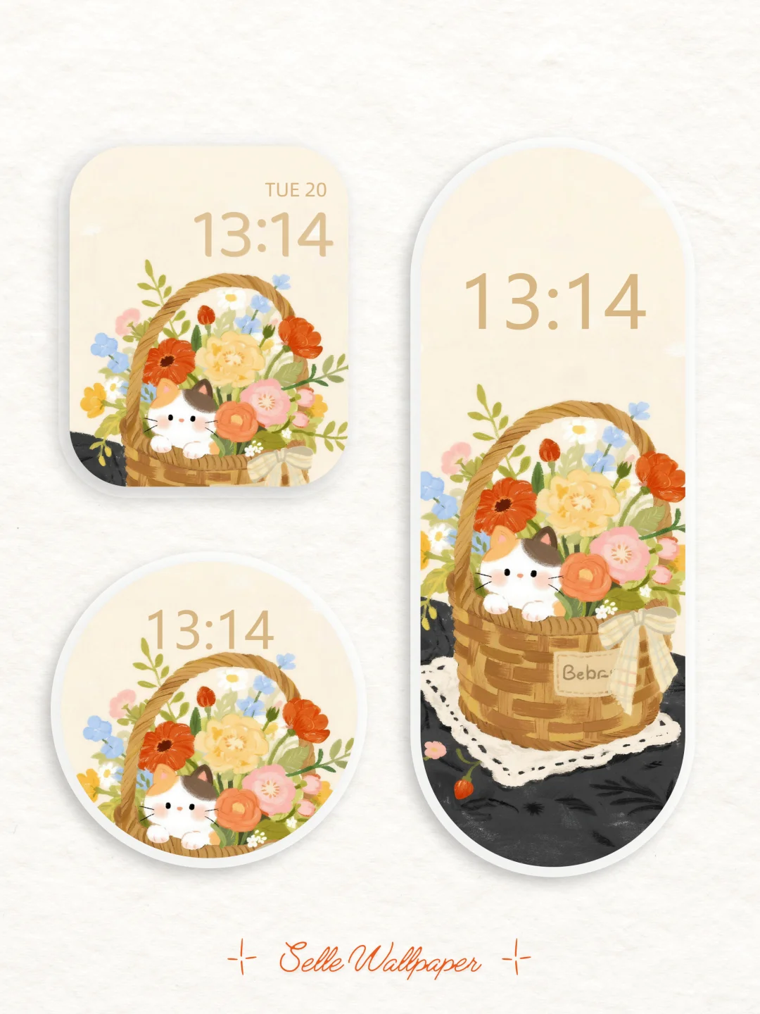 小猫花篮🌸请享用今日份可爱｜୨୧ 055